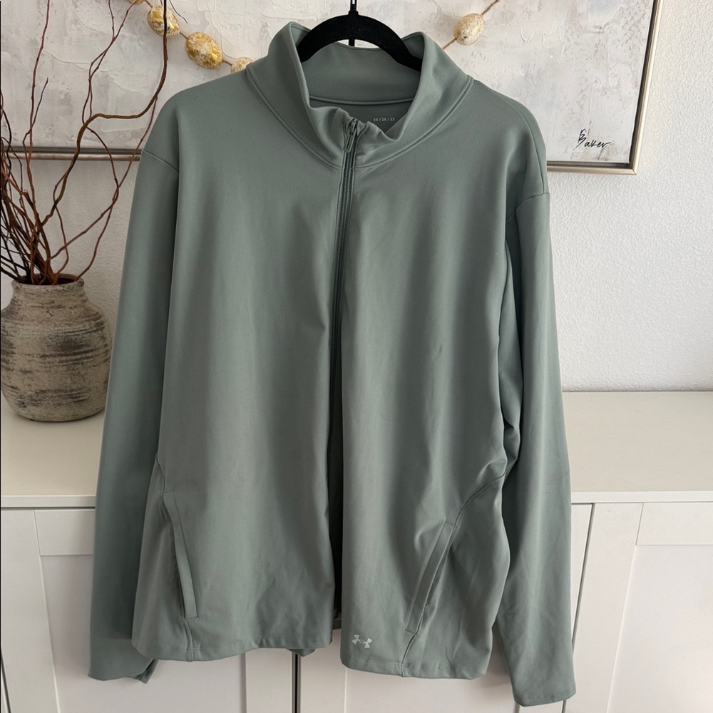 Under Armour Lightweight Full-Zip Jacket in Sage